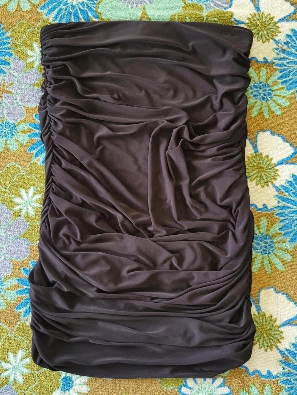 Express | Black Ruched Skirt